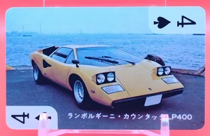 Tarjeta de juego Lamborghini Countach LP 400/coche deportivo de lujo pala japonesa 4 - Imagen 1 de 10