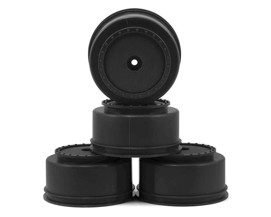 Ruedas hexagonales "Borrego" SC DERBS4LB 12 mm (negras) (4) (22SCT/TEN-SCTE) Foto 1 de 1