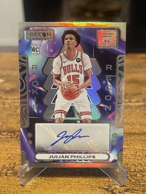 2023-24 Panini Rookie Recon Julian Phillips RRS-PHL Auto #/149 - Image 1 of 2