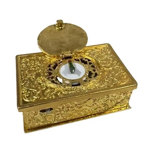Caja de música para pájaros cantores en relieve 3D adornos estilo retro europeo decoración del hogar - Imagen 1 de 12