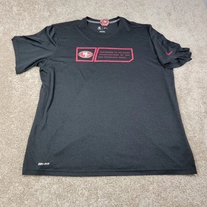 Nike Men's NFL San Francisco 49ers On Field Gear Size 2XL Dri-FIT T-Shirt - Picture 1 of 8