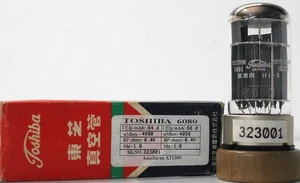 TOSHIBA 6080  Made in  Japan Black Plate  AMPLITREX Tested Qty 1 Pc # 323001 - Picture 1 of 12
