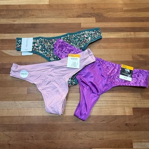 Konvolut Set 3 verschiedene Damen Tanga Höschen Unterwäsche klein, 34 $ - Bild 1 von 11