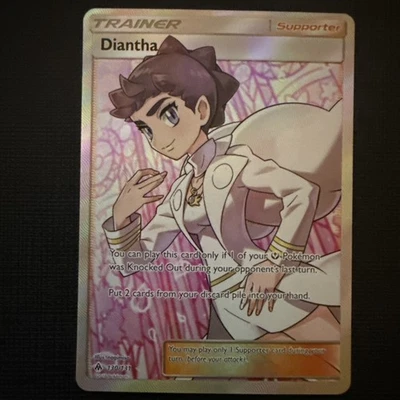 Diantha (Full Art) 130/131 SM - Forbidden Light Pokemon Card - Image 1 of 2
