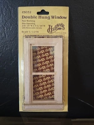Houseworks 5032 Double Hung Window 1/12th Dollhouse NEW - Image 1 of 4