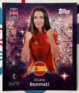 Pegatinas Topps UEFA Mujer Eurocopa 2025 - BONMATI (ESPAÑA) Shining Stars Foil #157 - Imagen 1 de 2