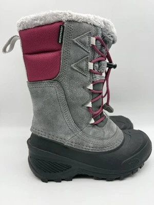 Botas The North Face Youth US 1 EU 32 Shellista Lace IV Gris Zinc Cabaret Rosa Foto 1 de 4