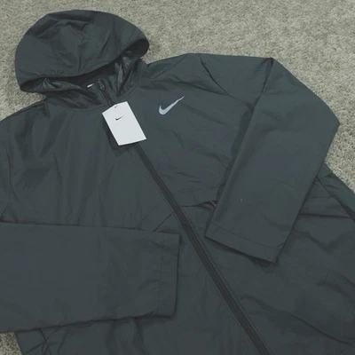 Chaqueta Nike Hombres Grande Cremallera Completa Cortavientos Lluvia Con Capucha Rendimiento Nueva con Etiquetas Foto 1 de 4