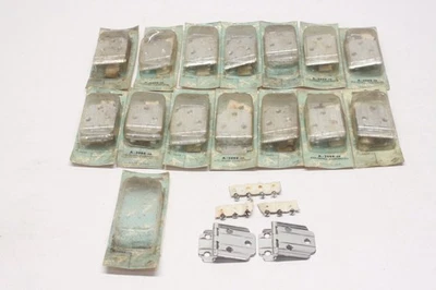 Лот из 30 новых из старых запасов винтажных хромированных дверных петель AMEROCK в стиле ар-деко 3/8 дюйма со смещением C7 - Изображение 1 из 4