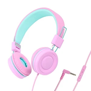 Kopfhörer für Kinder, Headset, Kabelgebunden, Bunt, für Laptop, Tablet, Tel4733 - Bild 1 von 8