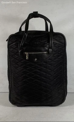 Bolso para portátil Knomo London negro escala acolchado forrado bolsillos interiores viaje con ruedas Foto 1 de 4