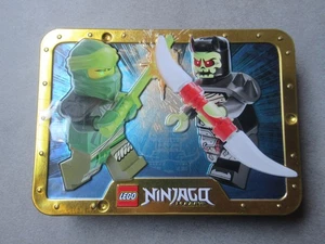 Lego Ninjago 2x Figuren | Metalldose mIt Lloyd  & Skelettkrieger | neu - Picture 1 of 1