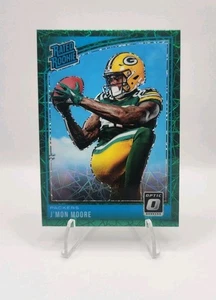 2019 Panini Donruss Optic J'mon Moore Rated Rookie Green Velocity #182 Packers  - Picture 1 of 2