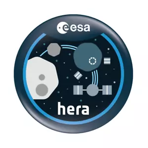 esa Hera Button Badge Mission Patch Spacex 58mm (2.25") - Picture 1 of 2