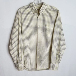 J Crew Mens Plaid Tailored Fit Button Front Long Sleeve Shirt Size Small O203 - Picture 1 of 6