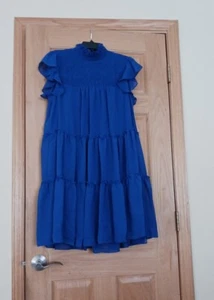 Cocktailkleid royalblau Größe 12 neu mit Etikett - Bild 1 von 4