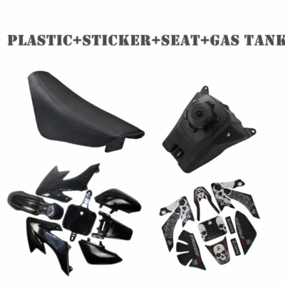 Kit de gráficos de plástico asiento de tanque para Honda CRF50 Pit Bike Coolster SSR 110cc 125cc Foto 1 de 4