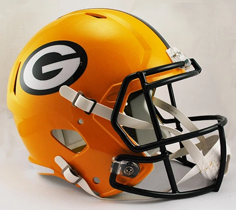*SALE* GREEN BAY PACKERS FULL SIZE SPEED NFL REPLICA FOOTBALL HELMET-SHIPS FAST! Cover