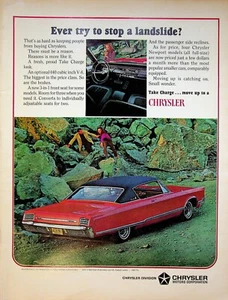 1966 Chrysler Newport Customer 2-Door Hardtop Vintage Print Ad Scorch Red Car - Picture 1 of 1