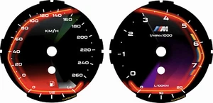 BMW E90 Instrument Cluster face (km and mph are avaliable) - Picture 1 of 2