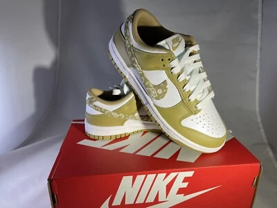 Size 6w - Nike Dunk Low Essential Paisley Pack Barley 2022 - Image 1 of 3