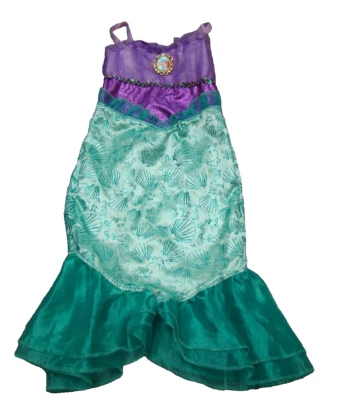 Disney Little Mermaid Girls 4-6X Fantasy Play Costume Dress Jakks Pacific - Image 1 of 4