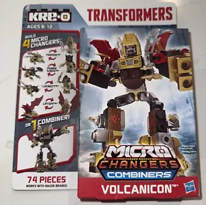 VOLCANICON Transformers Kre-o Micro-Changers Combiner Hasbro 2014 New - Picture 1 of 3