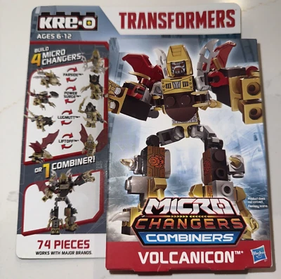 VOLCANICON Transformers Kre-o Micro-Changers Combiner Hasbro 2014 New - Image 1 of 3