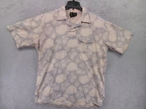 RRL Ralph Lauren Hawaiian Shirt Mens Medium Popover Paisley Floral Double RL - Picture 1 of 8