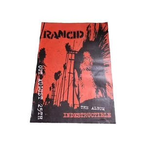 rancid Indestructible poster original very rare - Imagen 1 de 8