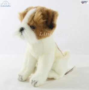 Mini Jack Russel Plush Soft Toy by Hansa 8419-Brand New- Lincrafts UK Est 1993