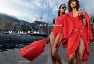 MICHAEL KORS 2-Page PRINT AD 2023 MICA ARGANARAZ Mona Tougaard LEGS THIGHS - Picture 1 of 1
