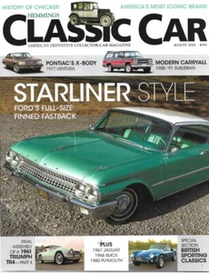 HEMMINGS CLASSIC CAR 2020 AUG - HIST OF CHECKER, '77 VENTURA, '88-91 SUBURBANS - Imagen 1 de 1