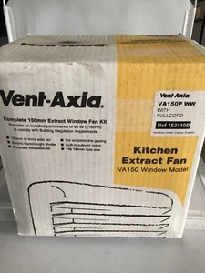 Vent-Axia VA150PWW 6” Window Axial Fan With Pullcord kitchen/window - Picture 1 of 6