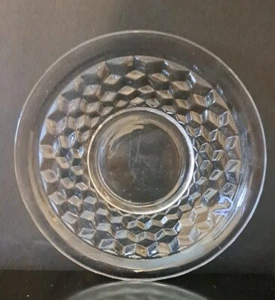 "Platillo de vidrio transparente vintage Fostoria AMERICANO 5 3/4" - Imagen 1 de 4