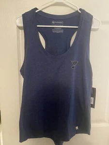 NWT Womens 47 Brand St. Louis Blues Sleeveless Shirt Tank Size Large - Picture 1 of 5