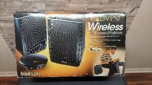 Advent AW820 Black Wireless Stereo Speaker System In Box - New