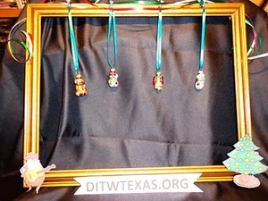 Old World Christmas Ornaments "Miniatures" (4) German Made Hand Blown Glass - Picture 1 of 4