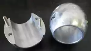 EJE DE BARCO X-7 ÁNODO MAGNESIO-1-1/2" GRADO MILITAR MAGNESIO NUEVO - Imagen 1 de 2