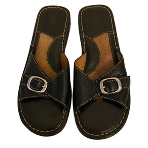 Born W3932 schwarze Gwen Pantoletten Sandalen Größe 9M/W - Bild 1 von 8