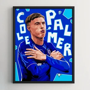 Cole Palmer Satin Poster – Inspiring Soccer Wall Art, Modern Sports Decoration - Picture 1 of 5