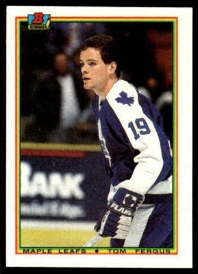 1990-91 Bowman Tom Fergus Toronto Maple Leafs #157 - Image 1 of 2