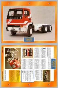 Leyland 24.21 Constructor 1980 Public Works Vehicles Atlas Trucks Maxi Card - Picture 1 of 1