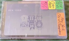 6 Payers 1/1 Mickey Mantle Namath Taylor Messier New York Yankees Jets Rangers 