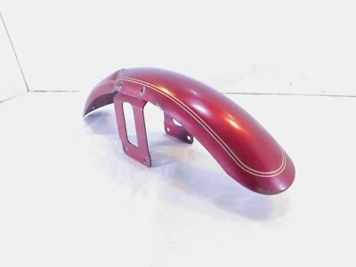 Guardabarros delantero Harley Davidson Sportster 883 y 1200 rojo - doblado Foto 1 de 4