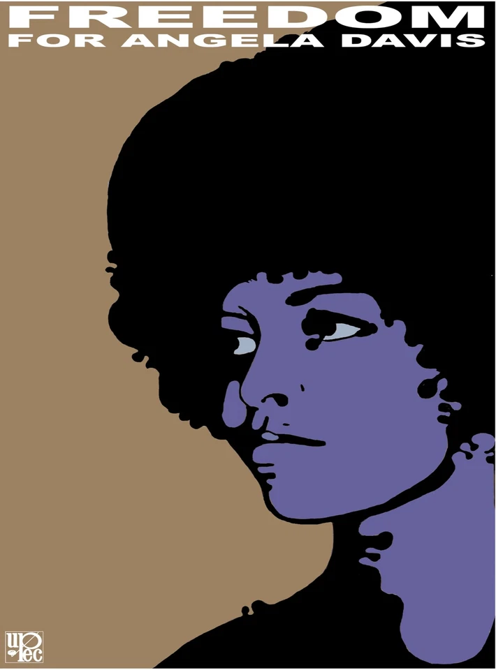 Decoration poster.Interior design.Angela Davis Freedom.Black Panther.6200 - Image 1 of 1