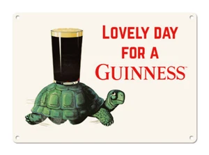 Guinness Blechpostkarte 10,5x14,8 cm - Lovely Day - Schildkröte G302/002 - Bild 1 von 1