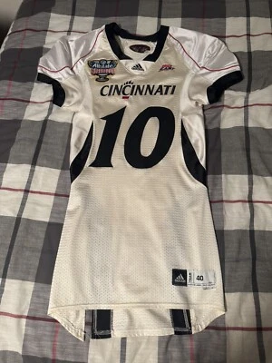 Adidas Cincinnati Bearcats Romel Dismuke 2010 Sugar Bowl Jersey 40 White - Image 1 of 4
