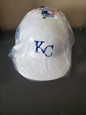 KC Royals & Smokey the Bear Vtg 1970's NOS MLB Souvenir Helmet Adj. Fit NIP Cover