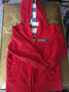2010 Youth/ Kids 4 Hatley Red Cotton Sweatshirt Salty Dog Alaska- Cool Details - Picture 1 of 10